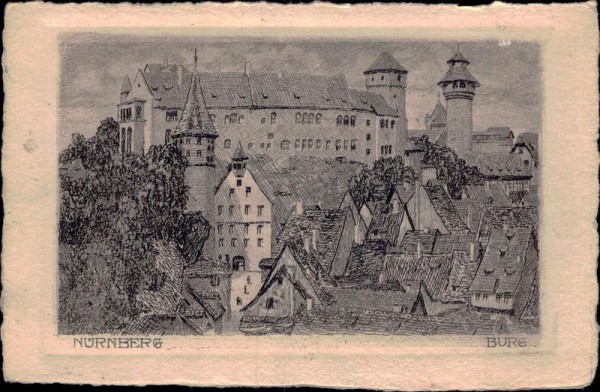 Nürnberg - Burg Vorderseite