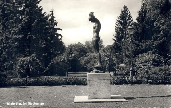 Winterthur. Im Stadtgarten. 1941 Vorderseite