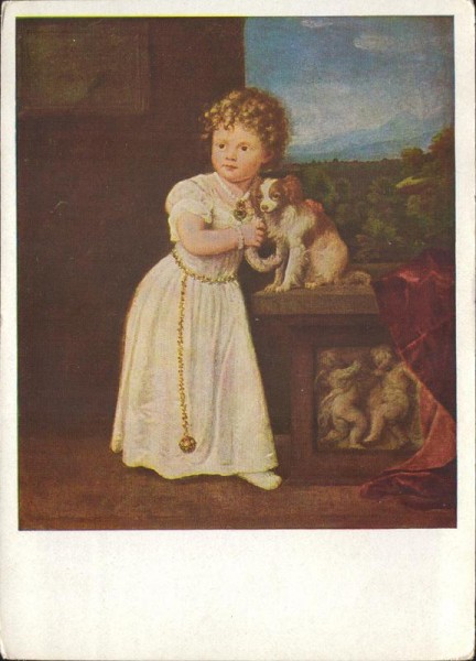 Tizian ( 1477 - 1576 ) Tochter des Roberto Vorderseite