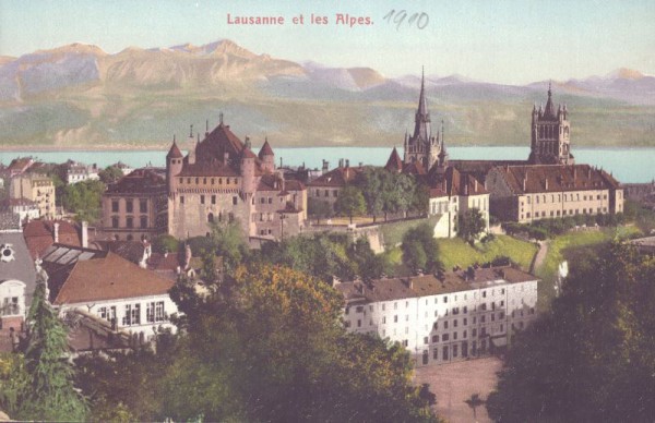 Lausanne et les Alpes