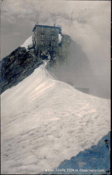 Säntis, Observatorium Vorderseite