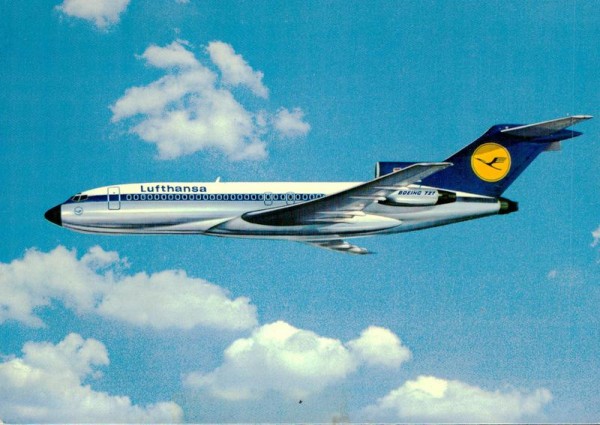 Boeing 727 der Lufthansa Vorderseite