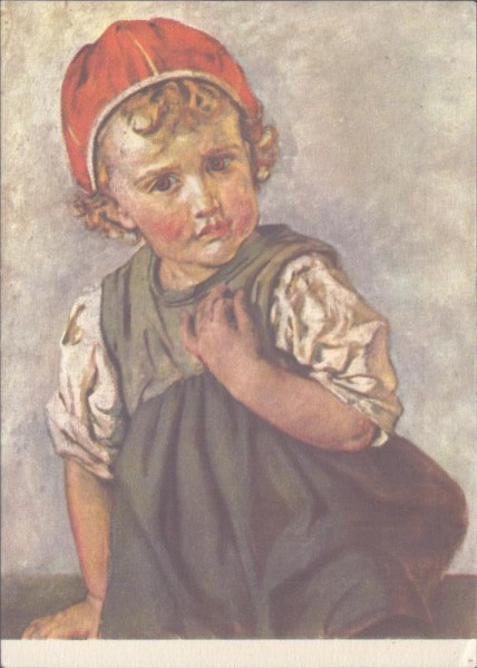 Ernst Stückelberg, Kind der Armgard Rückseite