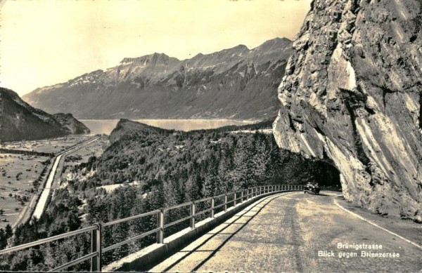 Brünigstrasse, Blick gegen Brienzersee Vorderseite