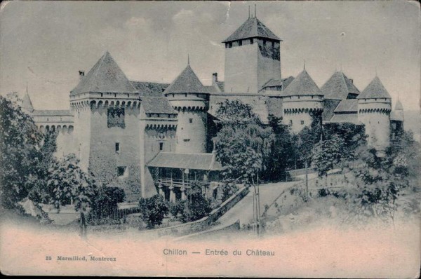 Chillon, Entrée du Château Vorderseite