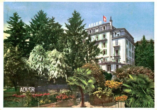Lugano,  beim Bahnhof Vorderseite