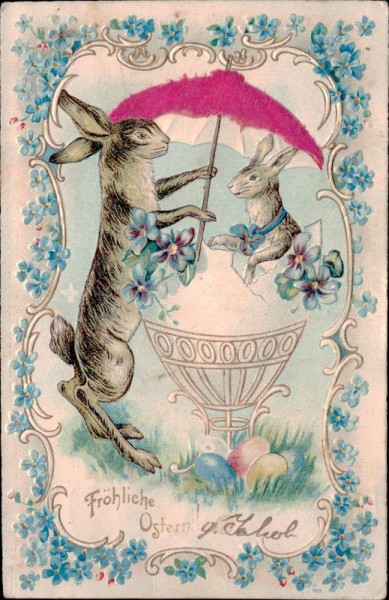 Fröhliche Ostern Vorderseite