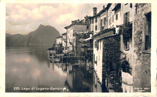 Lago di Lugano - Gandira. 1926 Vorderseite