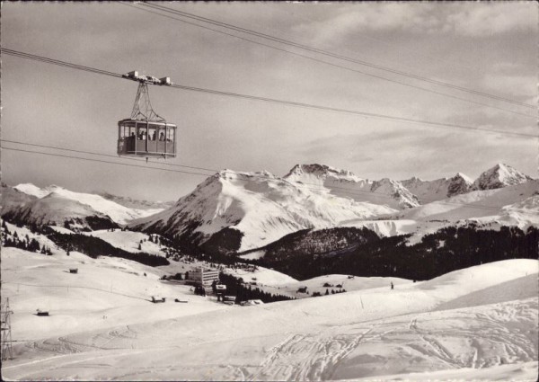 Luftseilbahn Arosa-Weisshorn Blick auf Maran