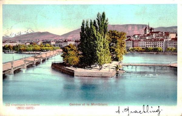 Genf - Montblanc Vorderseite