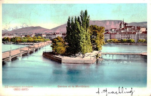 Genf - Montblanc Vorderseite