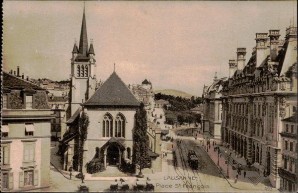 Lausanne Place St.Francois Vorderseite