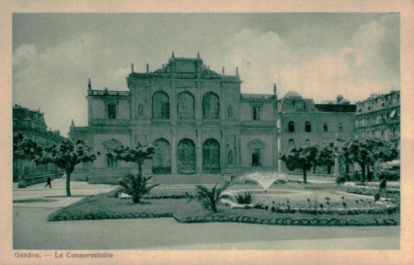 Genève, Le Conservatoire Vorderseite