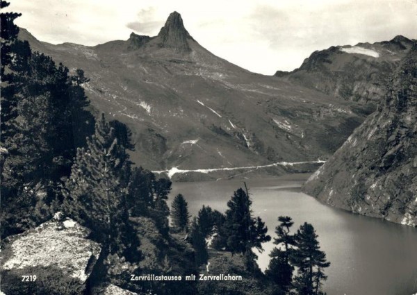 Zervreilastausee mit Zervreilahorn Vorderseite