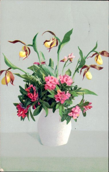Blumen in Vase Vorderseite