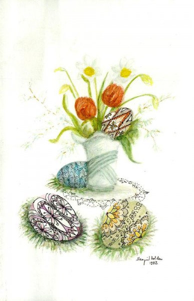 Ostermotive von Margrit Holdener Vorderseite