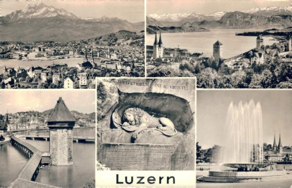 Luzern. Übersicht Vorderseite