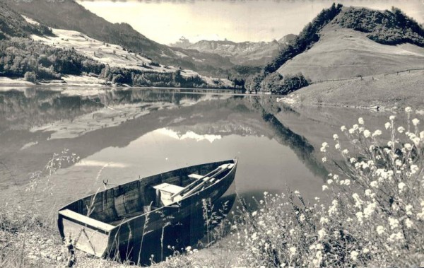 Am Lungernsee mit Wetterhorngruppe Vorderseite