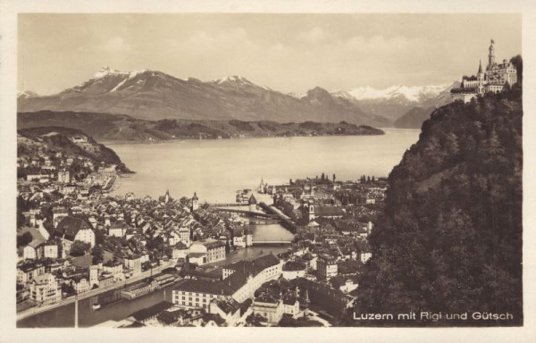 Luzern mit Rigi und Glütsch