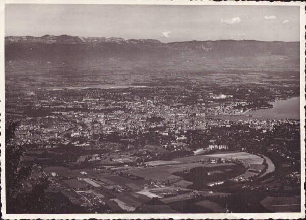 Le Saleve vue sur Genève