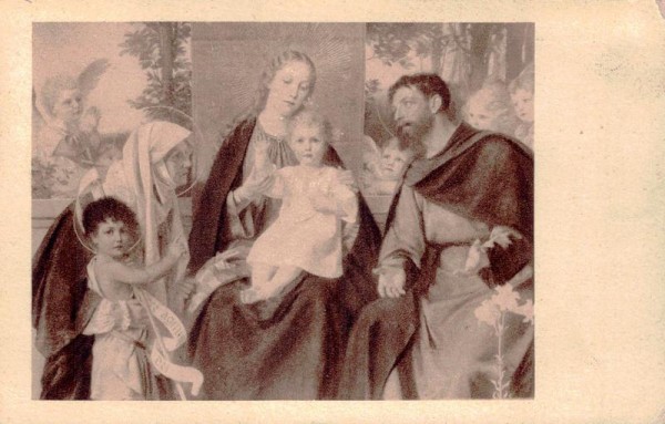 Die hl. Familie Vorderseite