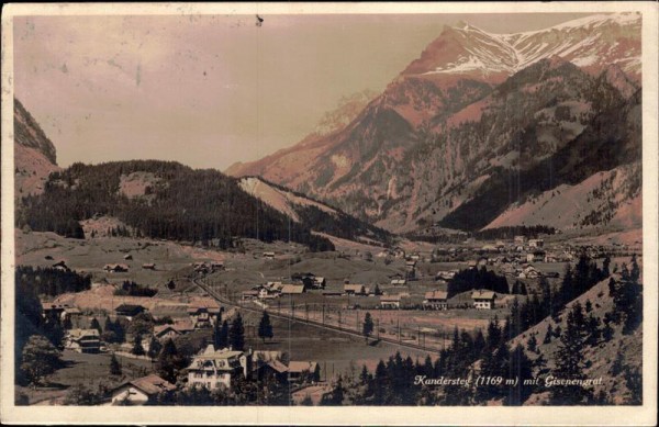 Kandersteg mit giesengrat Vorderseite