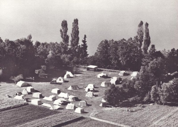 Camping ZH, Maur ZH am Greifensee - Flugaufnahmen Vorderseite