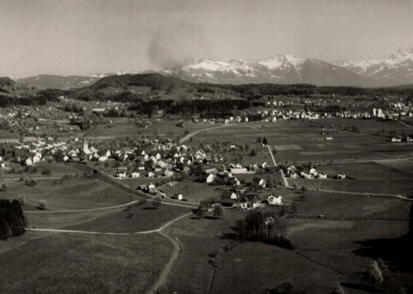 8635 Dürnten ZH, Berenbachstr., Kirche, Rütistr./ Säntis Vorderseite