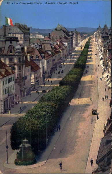 La Chaux-de-Fonds - Avenue Léopold Robert Vorderseite