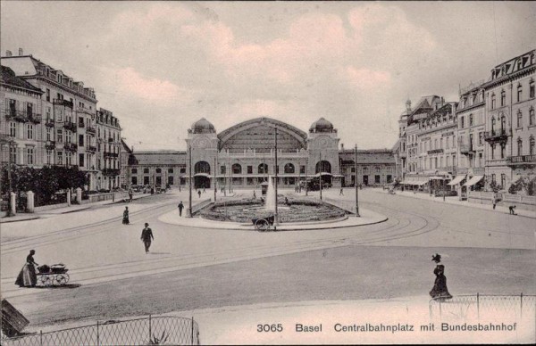 Basel, Centralbahnplatz Vorderseite