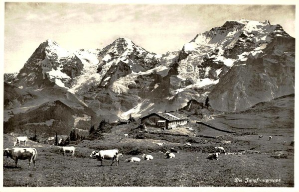 Die Jungfraugruppe Vorderseite