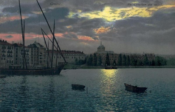 Genève, Aus Coucher du soleil Vorderseite
