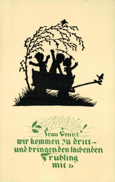 Scherenschnitt Vorderseite