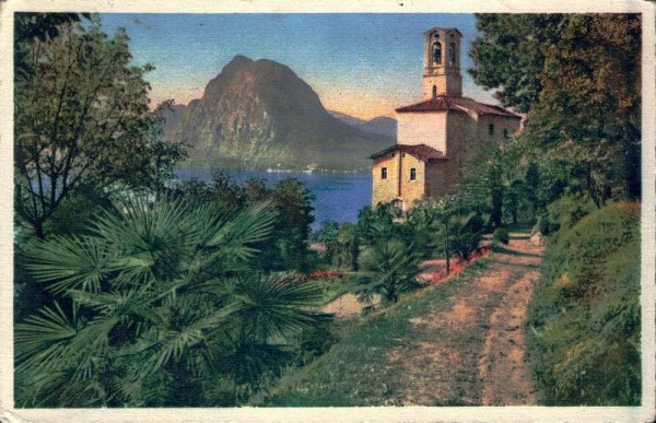 Lago di Lugano, Castagnola e Monte S. Salvatore Vorderseite