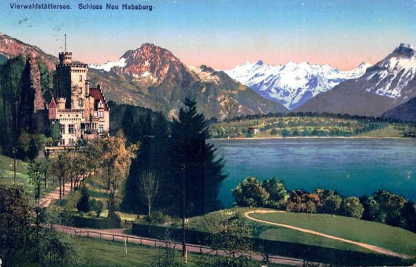 Vierwaldstättersee, Schloss Neu Habsburg Vorderseite