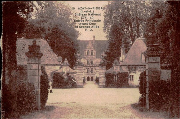 Schloss Azay-le-Rideau Vorderseite