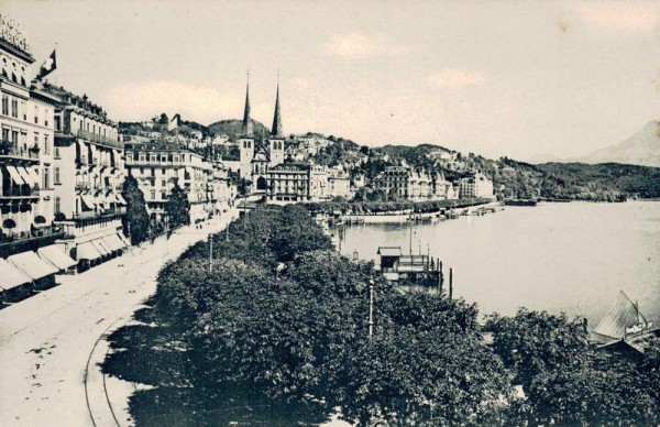 Luzern vom Schwanen aus Vorderseite