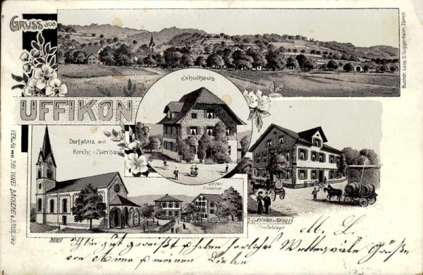 Gruss aus Uffikon um 1903 Vorderseite