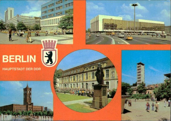 Berlin - Hauptstadt der DDR Vorderseite