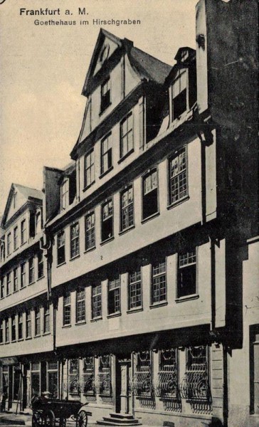 Frankfurt, Goethehaus im Hirschgraben Vorderseite