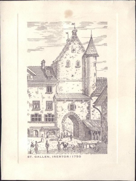 St. Gallen, Irertor Vorderseite