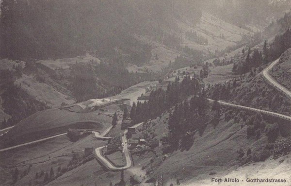 Fort Airolo - Gotthardstrasse Vorderseite