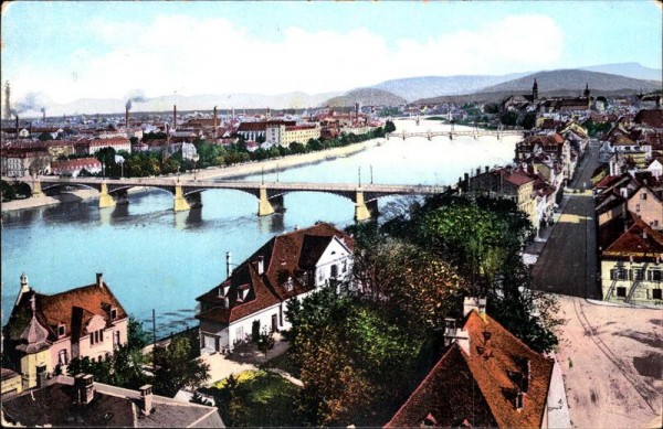 Basel. Die 3 Rheinbrücken Vorderseite