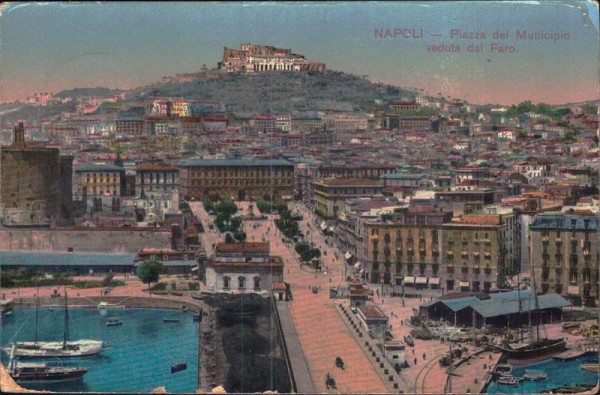 Napoli - Piazza del Municipio veduta dal Faro Vorderseite
