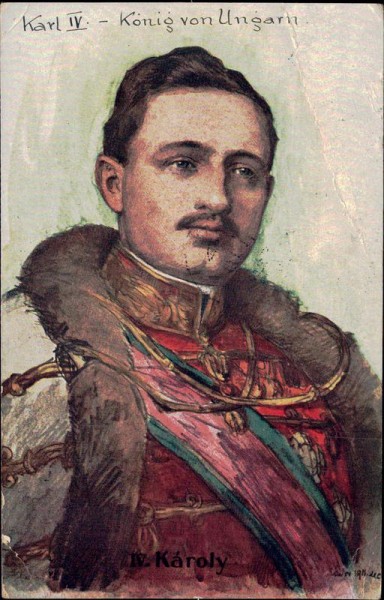 Karl IV, König von Ungarn Vorderseite