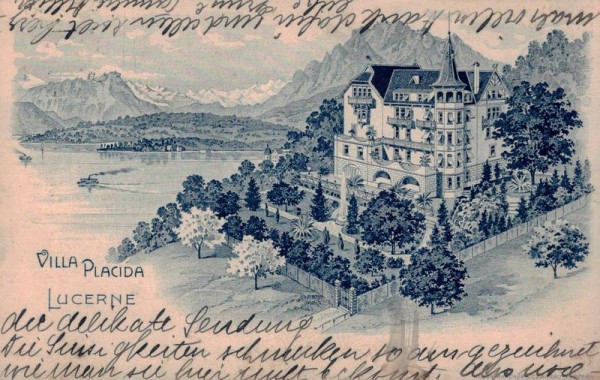 Villa Placida, Lucerne Vorderseite