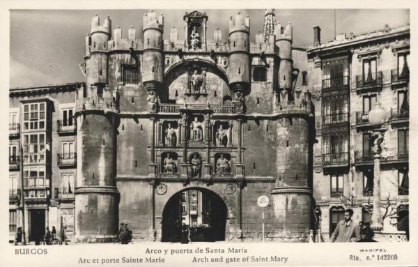 Burgos. Arco y de Santa María Vorderseite