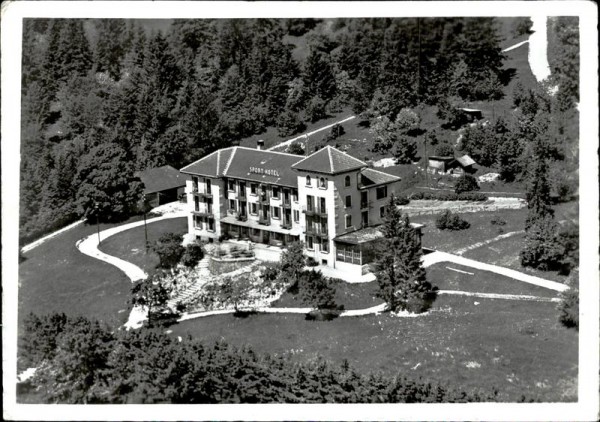 Hotel Mont-Soleil, St. Imier, Flugaufnahme Vorderseite