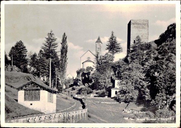 Nossa Donna, Castelmuro bei Promontogno, Bergell Vorderseite