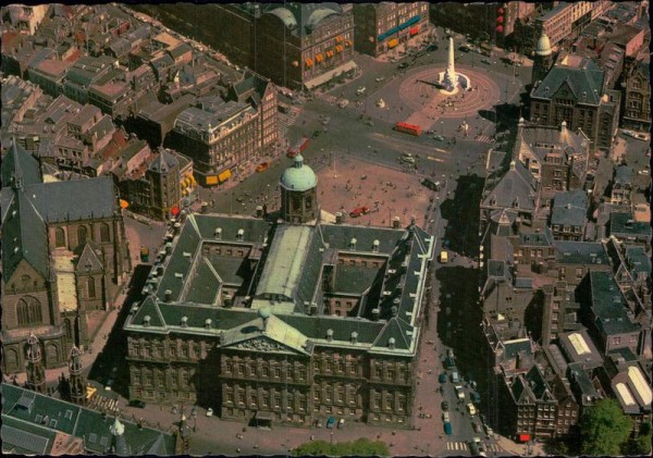 Königliches Palast mit Dam (Amsterdam) Vorderseite